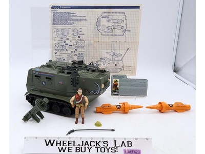 Warthog W/ Sgt. Slaughter 100% Complete GI Joe 1988 Hasbro Vintage Vehicle