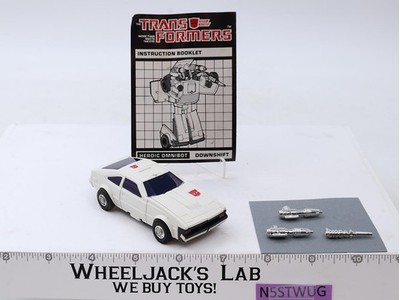 Downshift 100% Complete G1 Transformers Hasbro 1984 Action Figure
