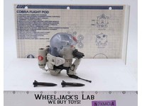 Flight Pod 100% Complete GI Joe 1985 Hasbro Vintage Action Figure Vehicle