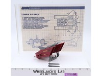 Cobra Jet Pack 100% Complete 1987 GI Joe Hasbro Vintage Action Figure Vehicle