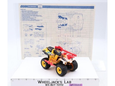 Tiger Paw 100% Complete GI Joe Tiger Force 1989 Hasbro Vintage Vehicle
