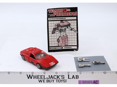 Overdrive 100% Complete 1984 Vintage Hasbro G1 Transformers Action Figure