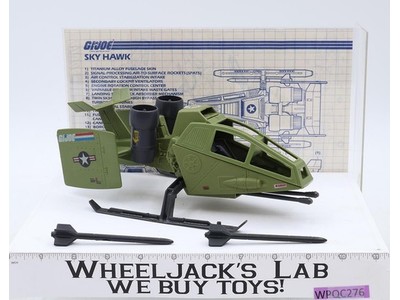 Sky Hawk 100% Complete 1984 G.I. Joe Hasbro Vintage Action Figure Vehicle