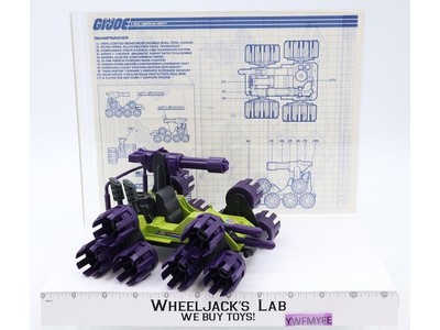 Swampmasher 100% Complete GI Joe 1988 Hasbro Vintage Action Figure Vehicle