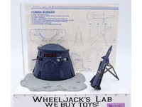 Cobra Battle Bunker 100% Complete G.I. Joe 1985 Hasbro Vintage Vehicle