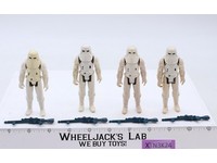 Lot of 4 Star Wars Hoth Snowtrooper Stormtroopers 1980s Kenner Action Figures