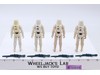 Lot of 4 Star Wars Hoth Snowtrooper Stormtroopers 1980s Kenner Action Figures