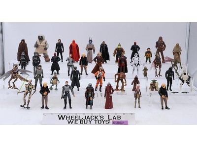 Lot of 32 Modern Star Wars 1990-2020s Hasbro Action Figures