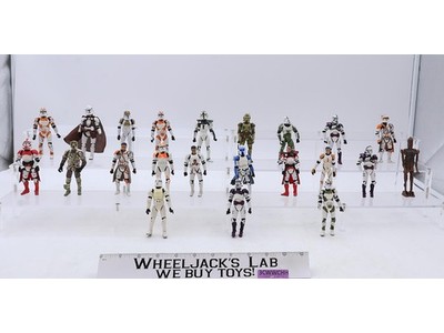 Lot of 22 Modern Star Wars 1990-2020s Hasbro Action Figures