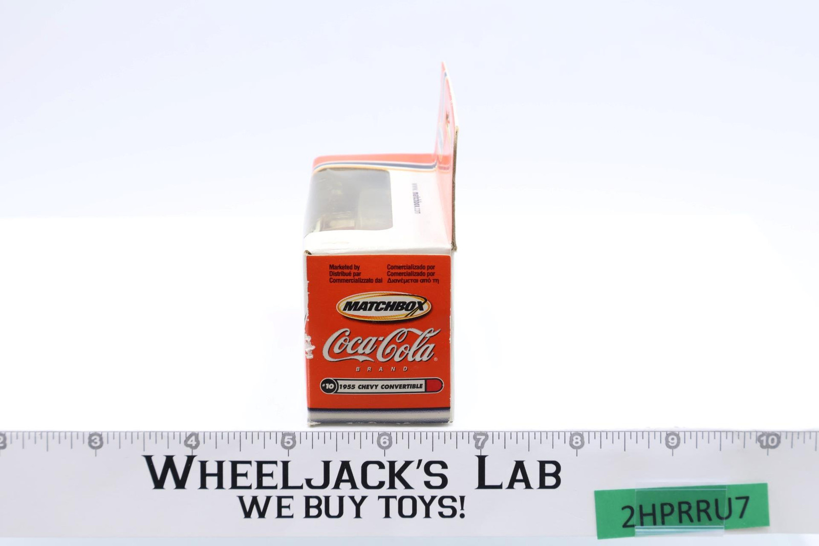 1955 Chevy Convertible 2000 Matchbox Coca-Cola #92366 White NEW MISB