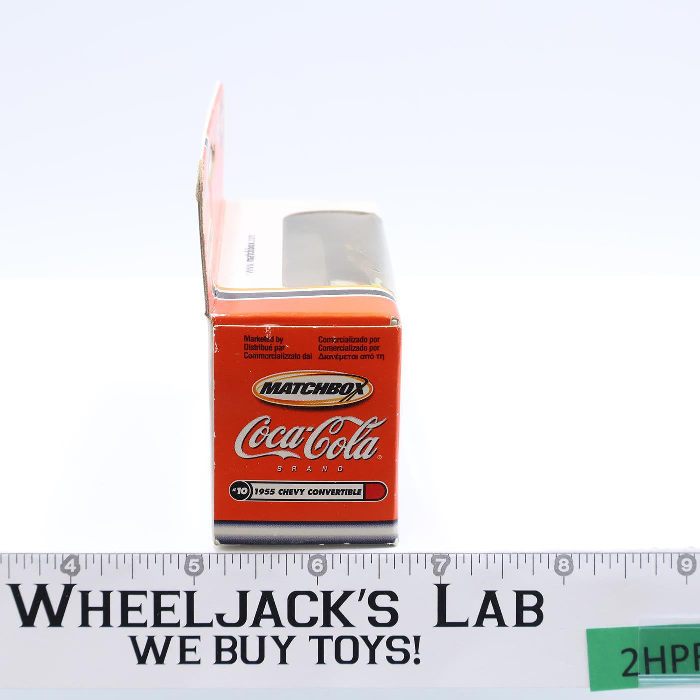 1955 Chevy Convertible 2000 Matchbox Coca-Cola #92366 White NEW MISB