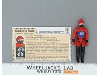 Cobra H.I.S.S. Driver V1 RED CARD BACK Complete G.I. Joe 1983 Hasbro Vintage