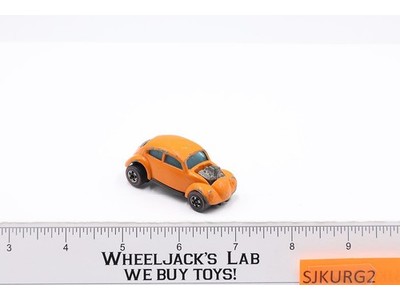 Custom Volkswagen Orange Hot Wheels Redline 1967 1968 Solid Roof HK