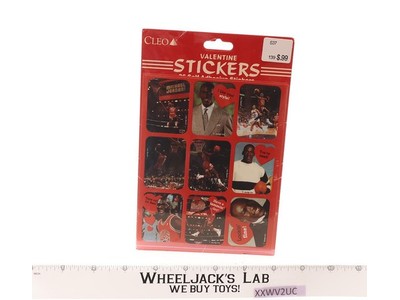 Michael Jordan 36 Valentine Stickers Cleo NBA Chicago Bulls Vintage MOSC