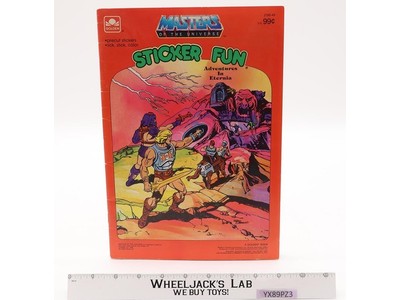 Adventures In Eternia Sticker Fun MOTU Golden Book 1985 Vintage NEW