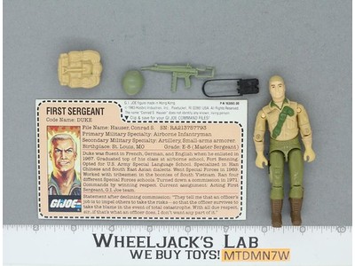 Duke V1 MAIL AWAY 100% Complete G.I. Joe 1983 Hasbro Vintage Action Figure