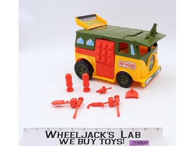 Party Wagon 100% Complete Teenage Mutant Ninja Turtles TMNT 1989 Playmates