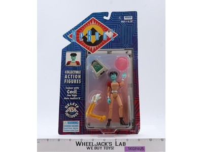Dot W/ Cecil & Delete Disk ReBoot 1995 Irwin Action Figure NEW MOSC SEALED