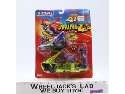 65980 Spybase 7 Micro Machines Z-Bots Mini Z's 1994 Galoob Set NEW MOSC SEALED