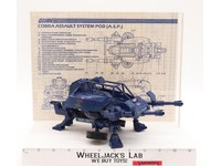 ASP 100% Complete 1984 GI Joe Hasbro Vintage Action Figure Vehicle