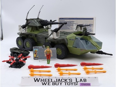 Rolling Thunder W/ Armadillo Complete GI Joe 1988 Hasbro Action Figure Vehicle