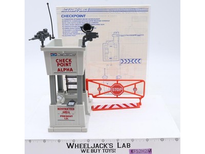 Check Point Alpha Battle Station 100% Complete GI Joe 1985 Hasbro Action Figure