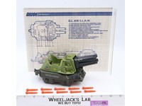 S.L.A.M. 100% Complete 1987 GI Joe ARAH Hasbro Vintage Action Figure Vehicle