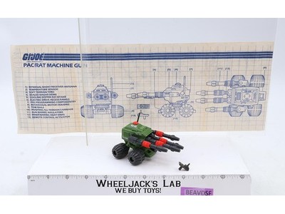 Flame Thrower Pac/Rat 100% Complete G.I. Joe 1983 Hasbro Vintage Vehicle