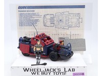 Thunder Machine W/ Thrasher GI Joe 1986 Hasbro Vintage Action Figure Vehicle