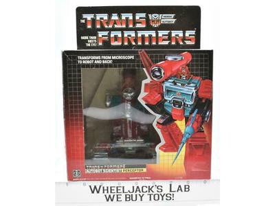 Perceptor MIB 100% Complete I 1985 Vintage Hasbro G1 Transformers Action Figure