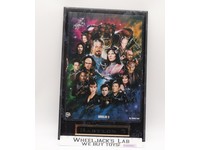 Cast of Babylon 5 AUTOGRAPHED Plaque by Artist James Carr 10 Signatures