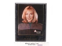 Dr. Beverly Crusher Star Trek First Contact Gates McFadden AUTOGRAPHED Plaque
