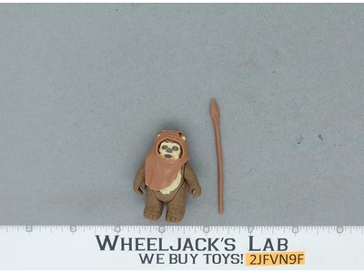 Wicket Ewok 100% Complete TAIWAN Star Wars ROTJ 1984 Kenner Figure NO REPRO