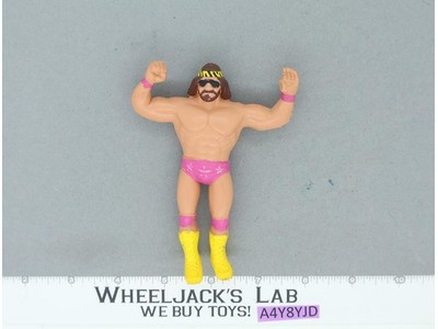 Macho Man Randy Savage WWF LJN Bendies 1986 Vintage Action Figure