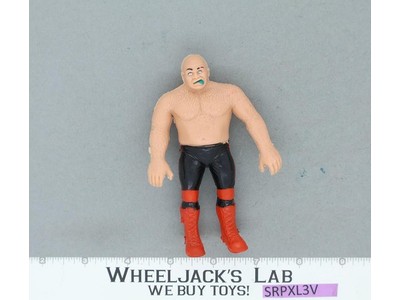 George Steele 4.25" BENDIES Bendable 1985 WWF LJN Titan Sports Wrestling Figure