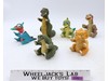Lot of 6 Dinosaurs from The Land Before Time 1988 Amblin Pizza Hut Puppets