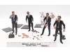 Reservoir Dogs Set of 4 Mr. Blonde, Orange White Pink Mezcor 2001 Action Figures