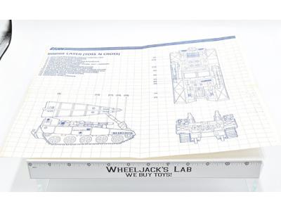 Toss 'N Cross Bridge Layer Original Blueprints Instructions ARAH GI Joe Cobra