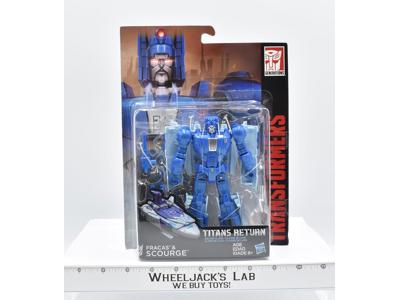 Scourge &amp; Fracas NEW Deluxe Titans Return Generations Transformers Action Figure