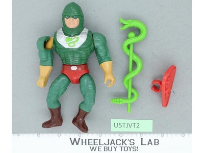 King Hiss 100% Complete He-Man Masters of the Universe MOTU 1986 Mattel Vintage