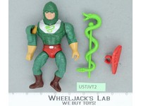 King Hiss 100% Complete He-Man Masters of the Universe MOTU 1986 Mattel Vintage
