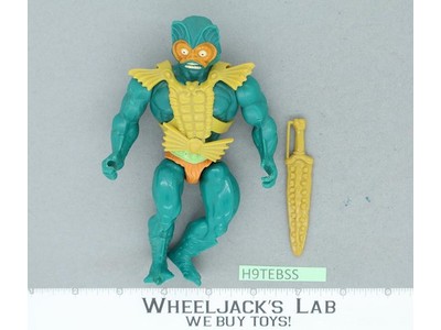 Mer-Man 100% Complete He-Man Masters of the Universe MOTU 1984 Vintage Action.