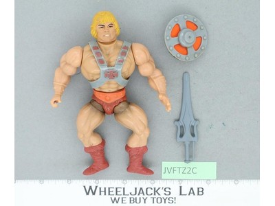 He-Man Soft Head Masters of the Universe 100% Complete 1982 MOTU Mattel Figure