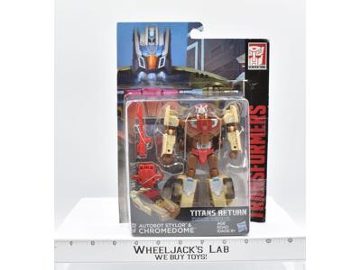 Chromedome &amp; Autobot Stylor NEW Deluxe Titans Return Generations Transformers