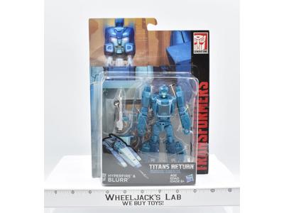 Blurr &amp; Hyperfire NEW Deluxe Titans Return Generations Transformers