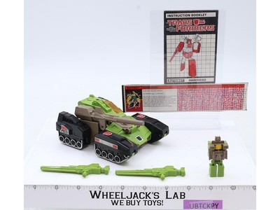 Hardhead Headmaster 100% Complete Vintage 1987 G1 Transformers Action Figure