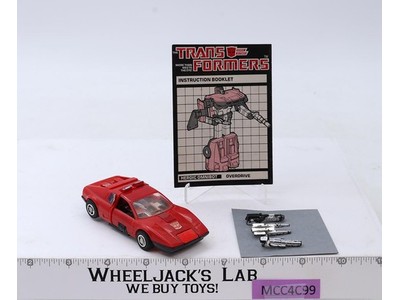 Overdrive 100% Complete 1984 Vintage Hasbro G1 Transformers Action Figure