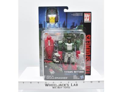 Skullsmasher &amp; Grax NEW Deluxe Titans Return Generations Transformers