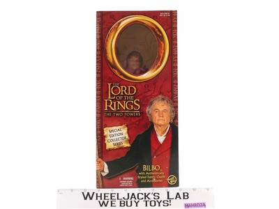 Bilbo The Lord of the Rings Collector Series The Two Towers 2002 ToyBiz 12" MISB