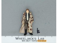 Han Solo Trench Coat 100% Complete Star Wars ROTJ 1983 Vintage Kenner NO REPRO